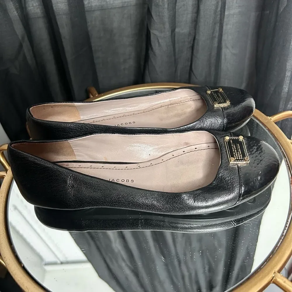 Marc by Marc Jacobs Leather Ballet Flats